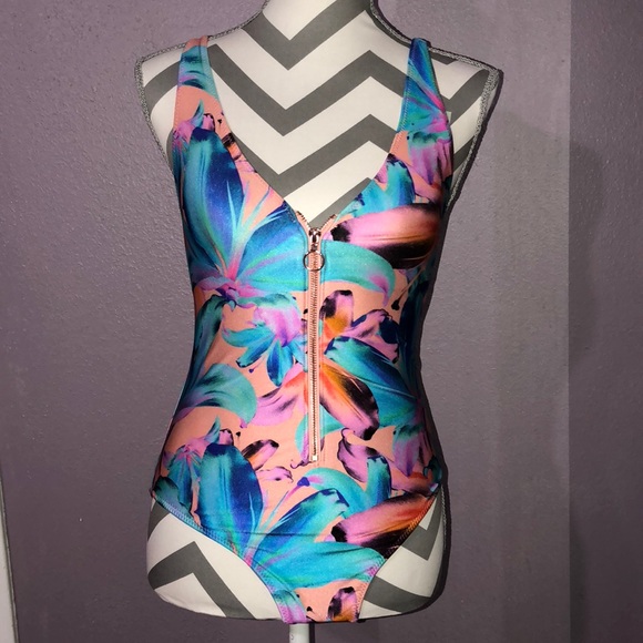 PacSun Other - PacSun One Piece Zip Front Bathing Suit NWOT